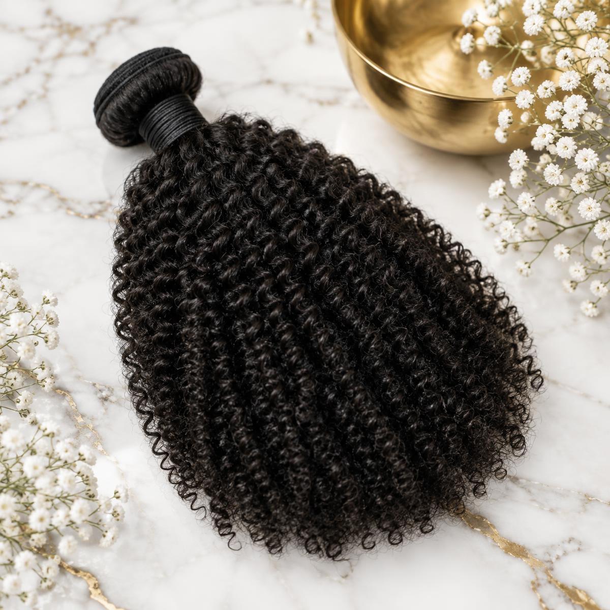 Raw Virgin Kinky Curly Hair bundle